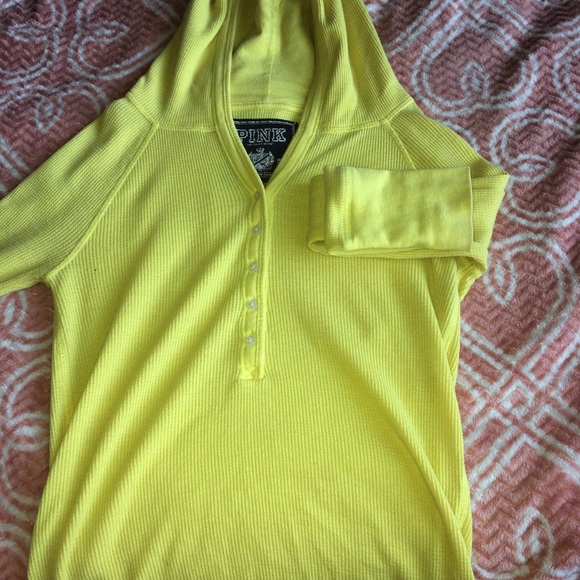 Yellow Long Sleeve PINK - Picture 1 of 2